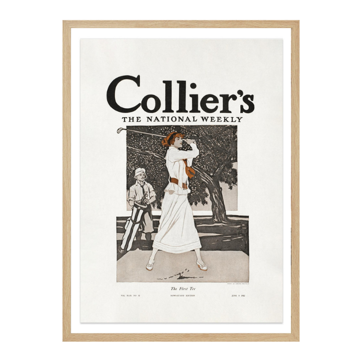 Collier´s, the National Weekly, the First Tee (1912) Art Print