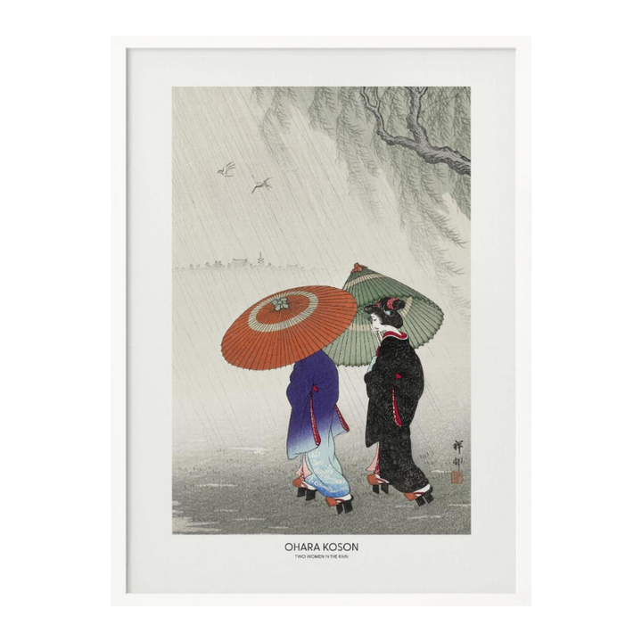 Cuadro "Two Women In The Rain"