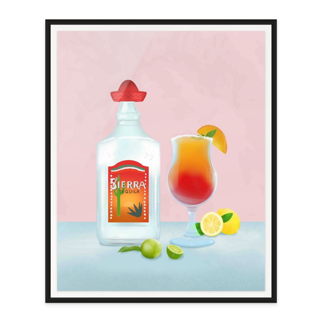 Tequila Art Print