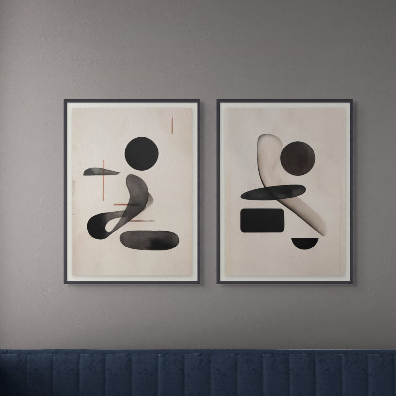 Mid Century Modern Objects Art Print