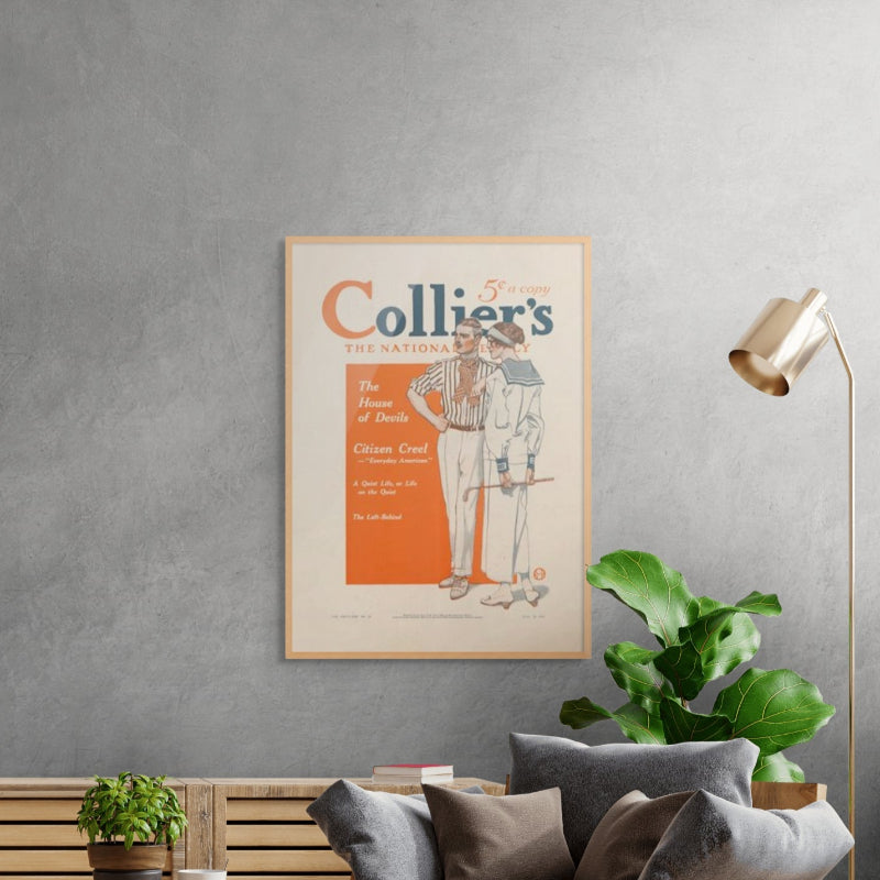 Collier´s The National. The House of Devils Art Print