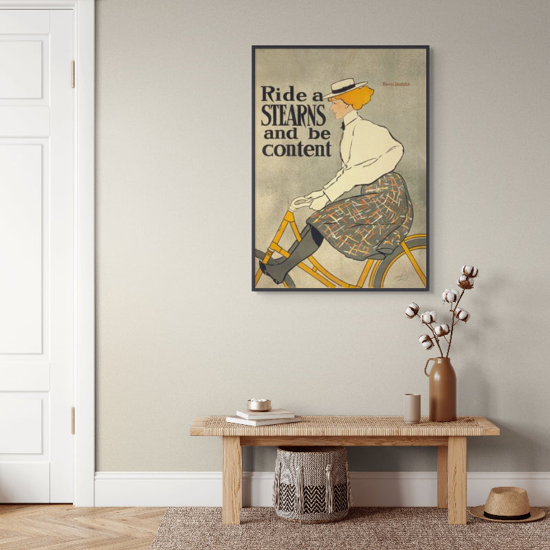 Ride a Stearns and Be Content Art Print