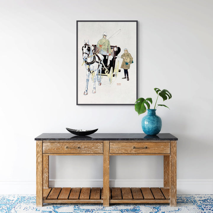 Vintage Carriage Art Print