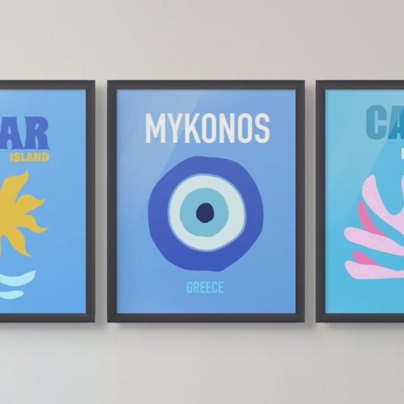 Mykonos Art Print