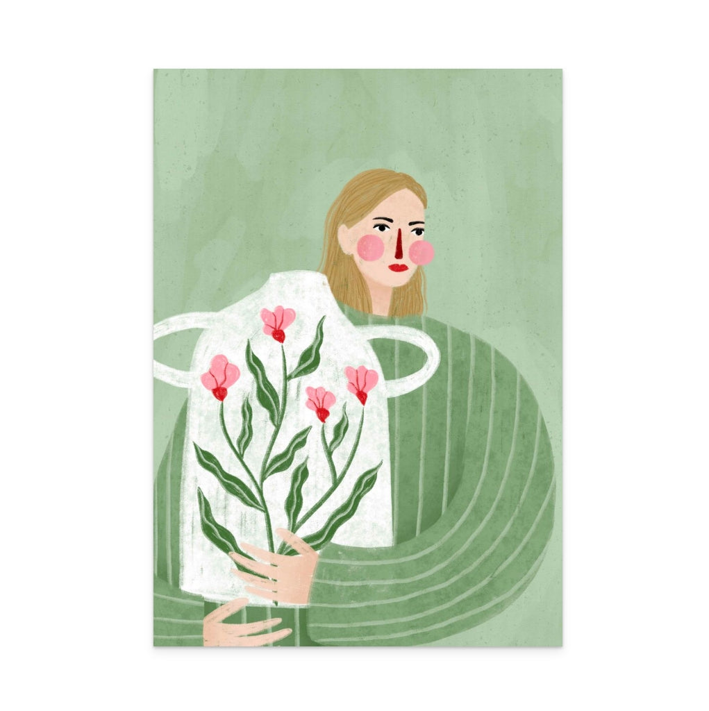 The Woman with the Vase Art Print