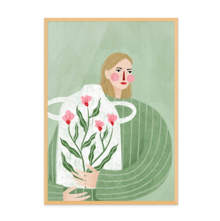 The Woman with the Vase Art Print