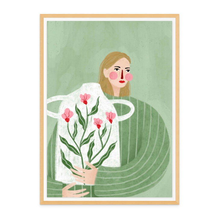 The Woman with the Vase Art Print