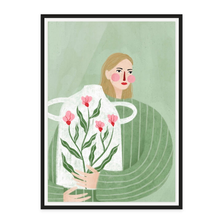 The Woman with the Vase Art Print