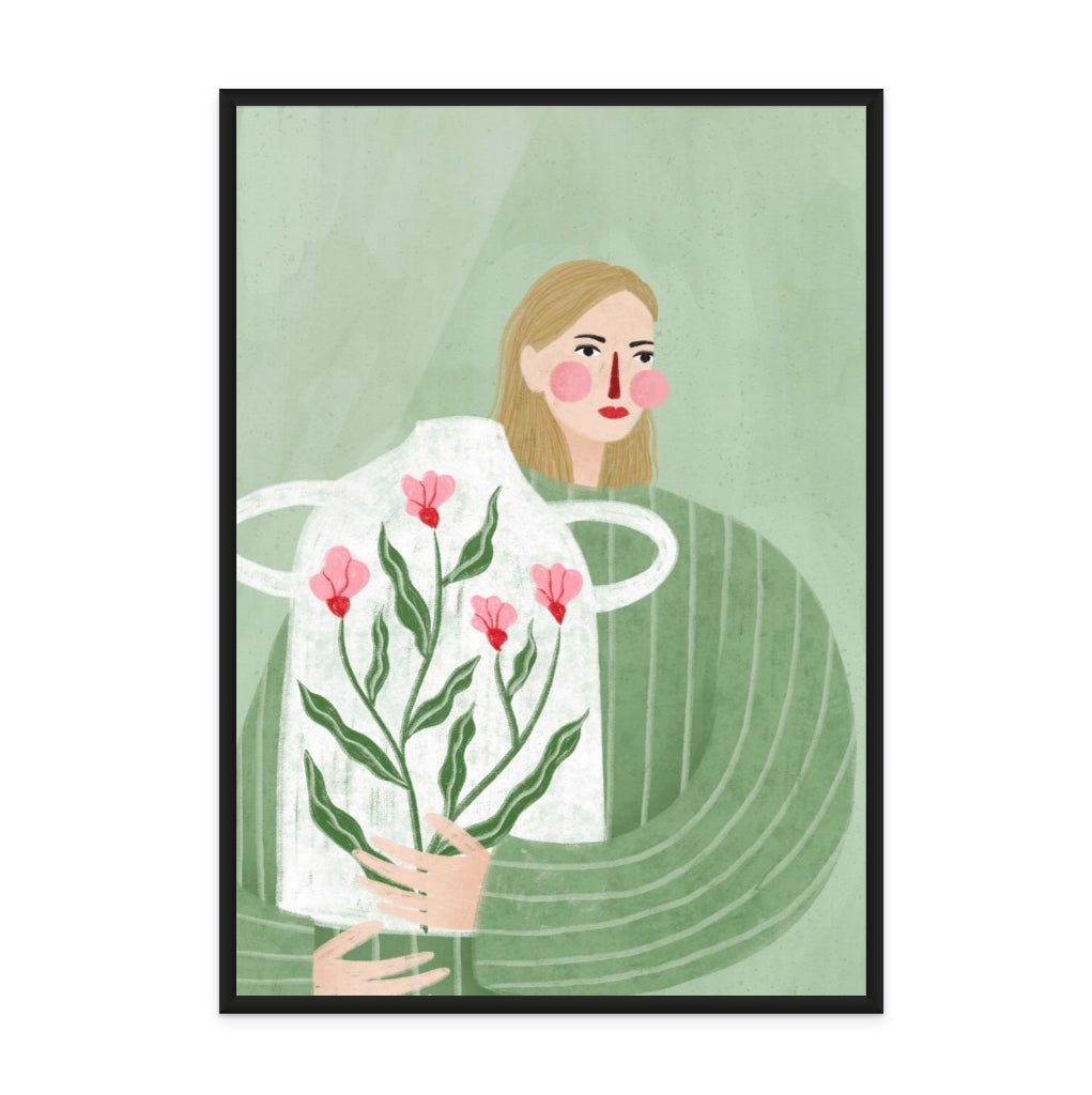 The Woman with the Vase Art Print