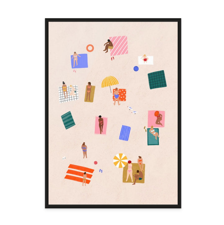 The Beach Art Print