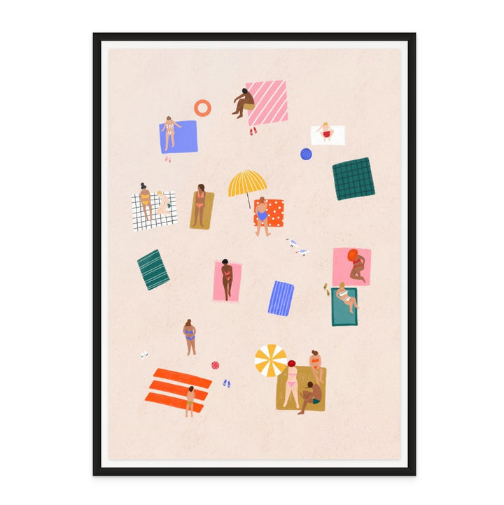 The Beach Art Print