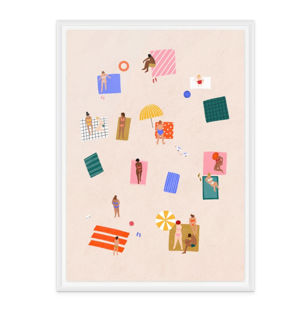 The Beach Art Print