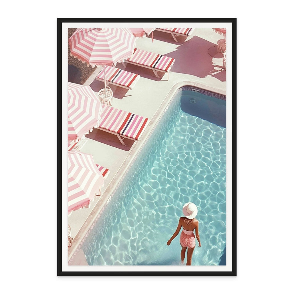 Barbie Core Pool Art Print