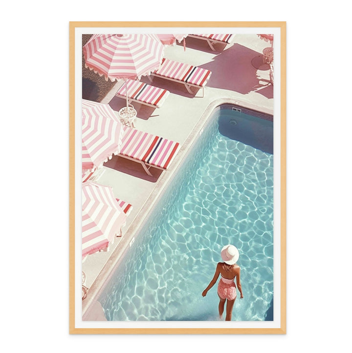 Barbie Core Pool Art Print