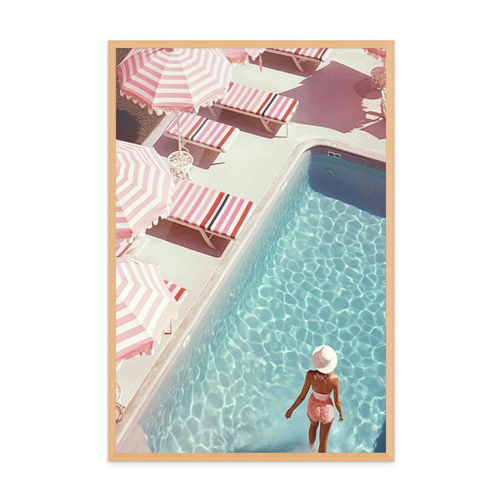 Barbie Core Pool Art Print