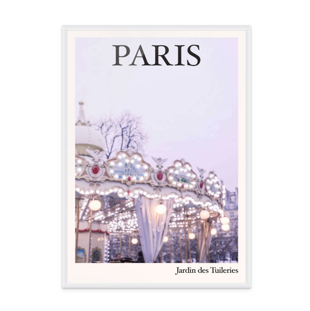 Paris Jardin Art Print