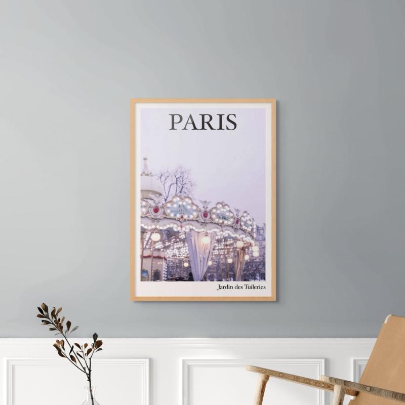 Paris Jardin Art Print