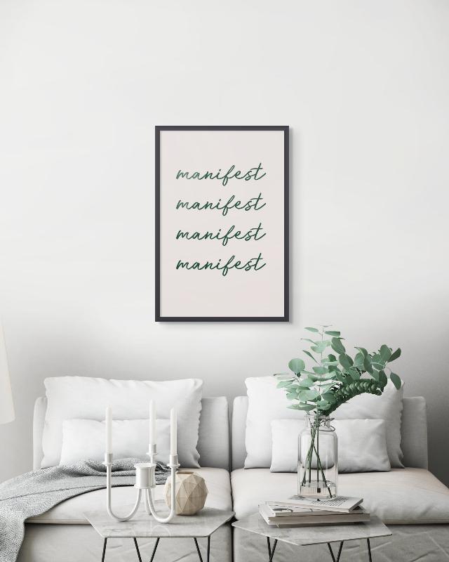 Manifest Green Art Print