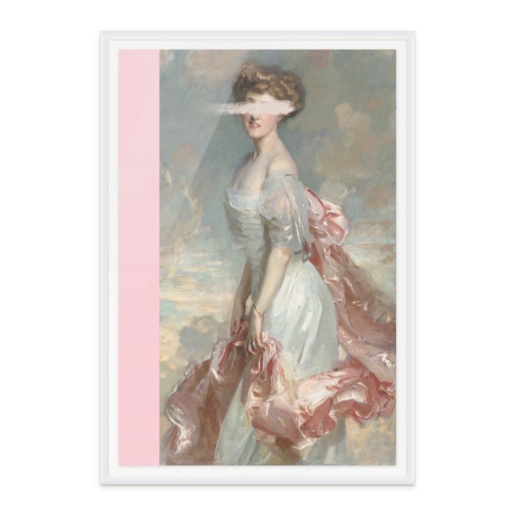 Altered Art Pink Art Print