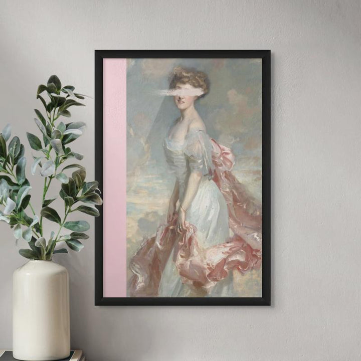 Altered Art Pink Art Print