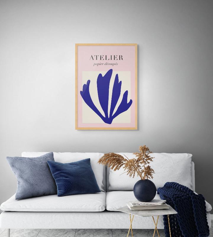 Atelier Blue Art Print