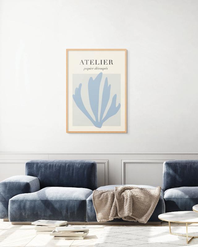 Atelier Blue 2 Art Print