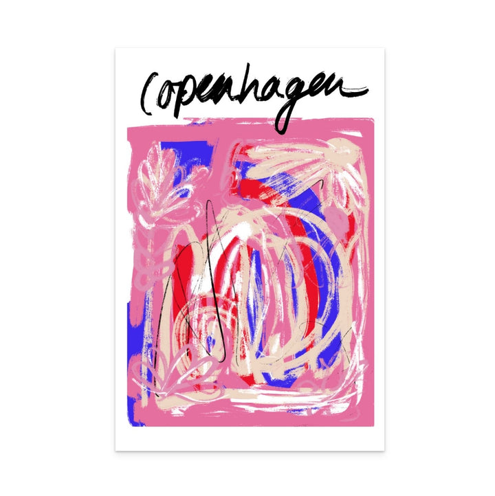 Copenhagen Abstract Art Print