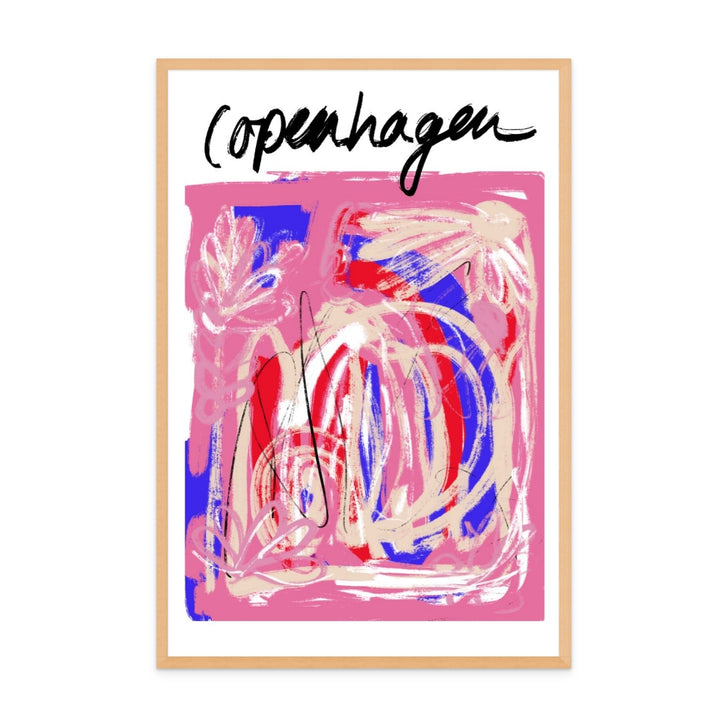 Copenhagen Abstract Art Print