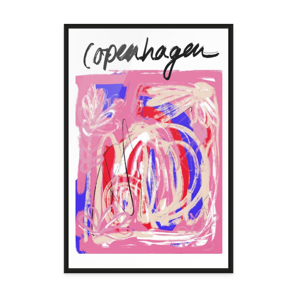 Copenhagen Abstract Art Print