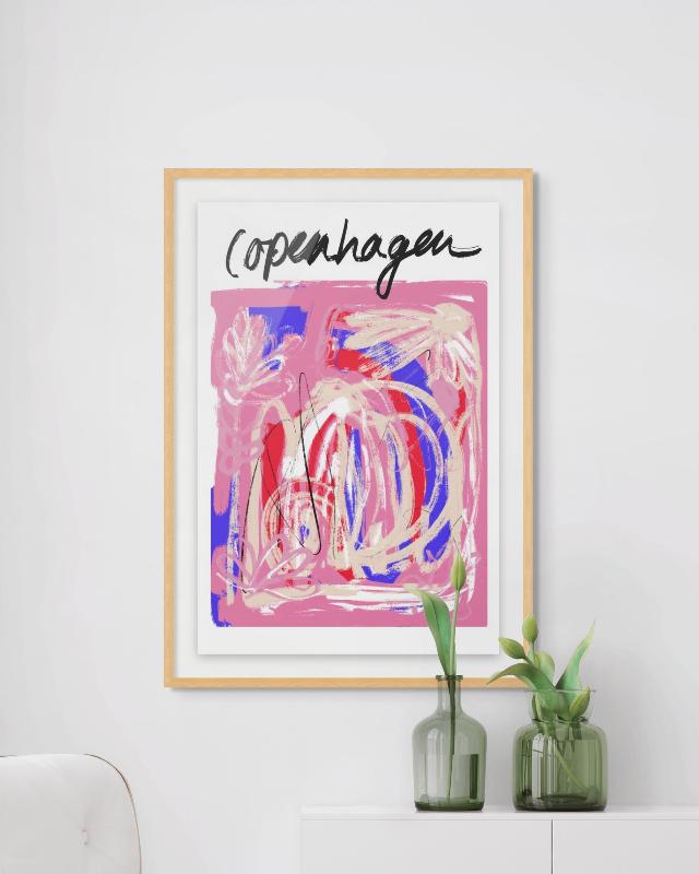 Copenhagen Abstract Art Print