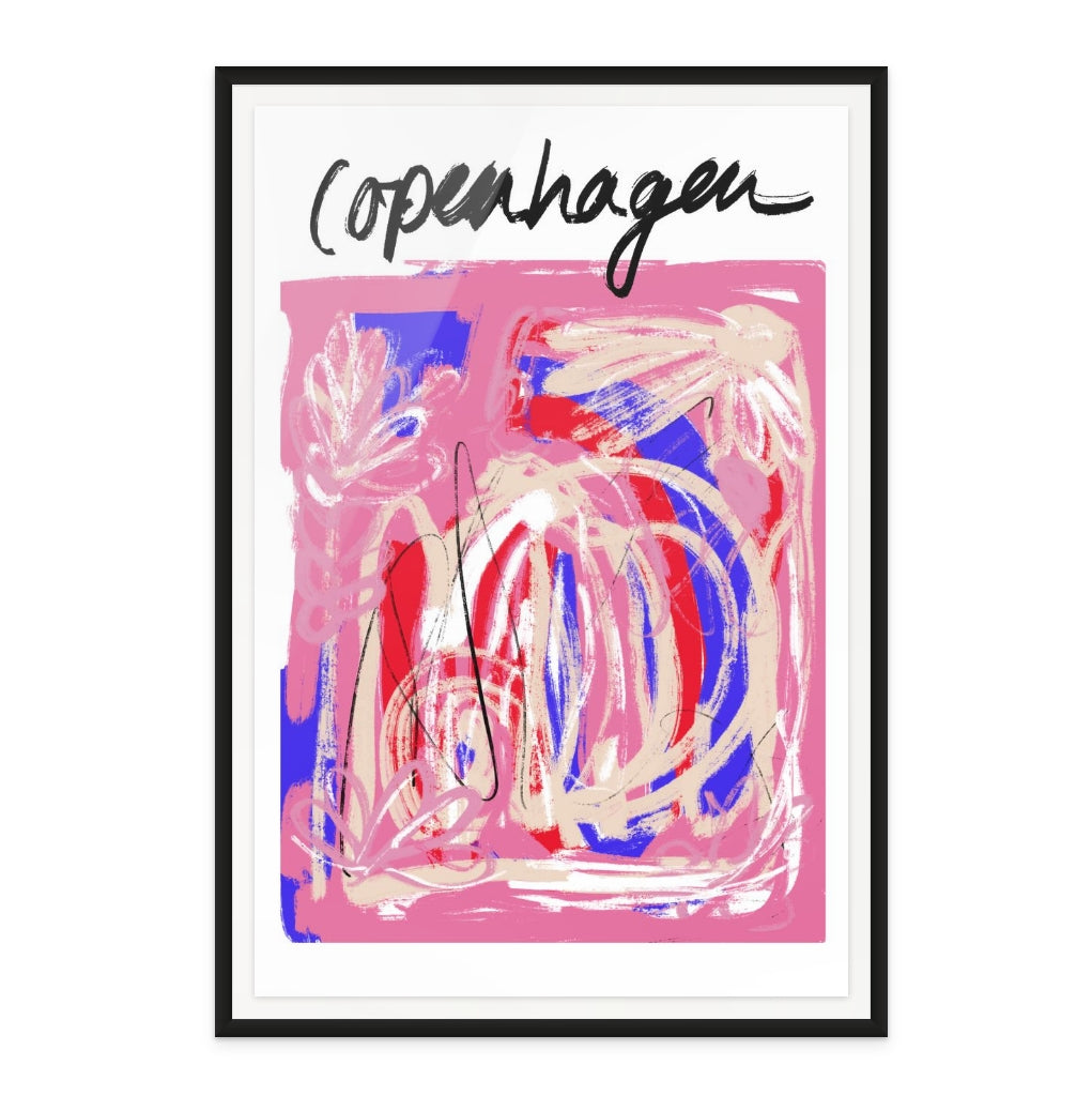 Copenhagen Abstract Art Print