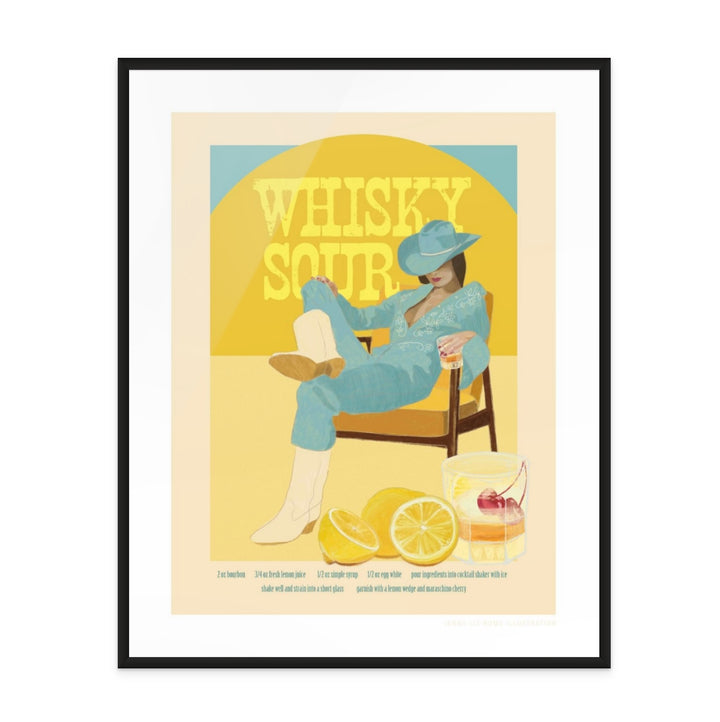 Whisky Sour Art Print