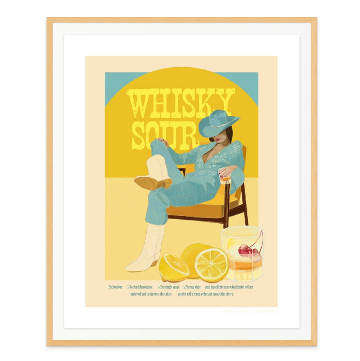 Whisky Sour Art Print