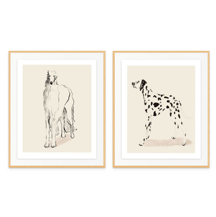 Set "Dogs" Art Prints