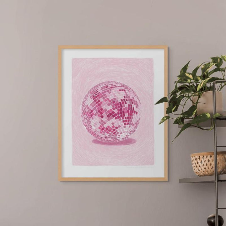 Discoball  Art Print