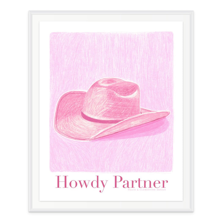 Howdy Partner Art Print