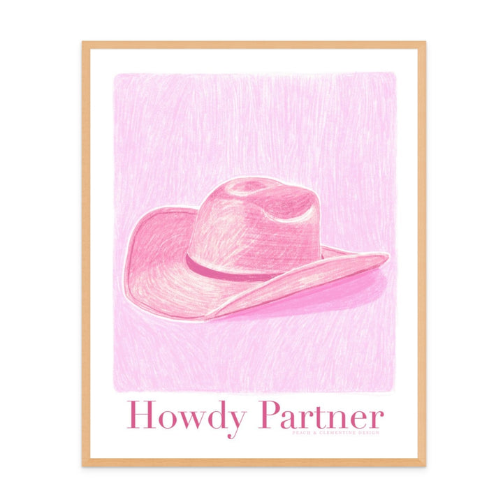 Howdy Partner Art Print