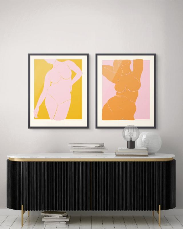 Set "Figure" Art Prints