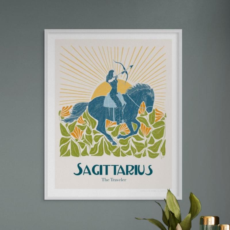 Sagittarius Art Print