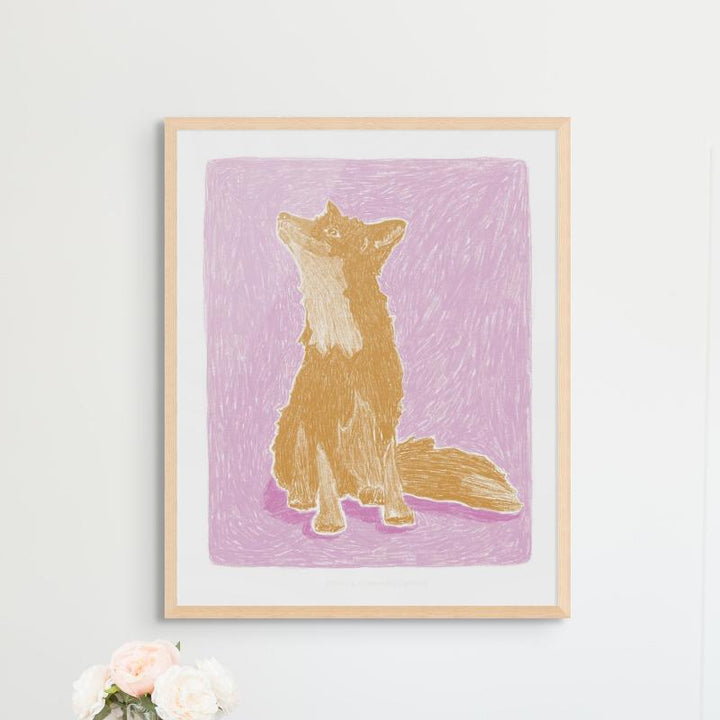 Little Fox Art Print