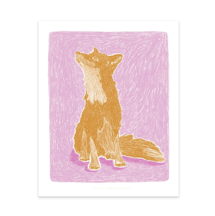 Little Fox Art Print