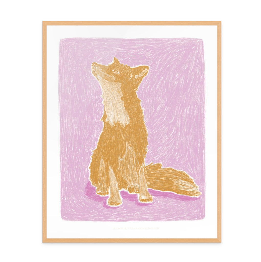 Little Fox Art Print