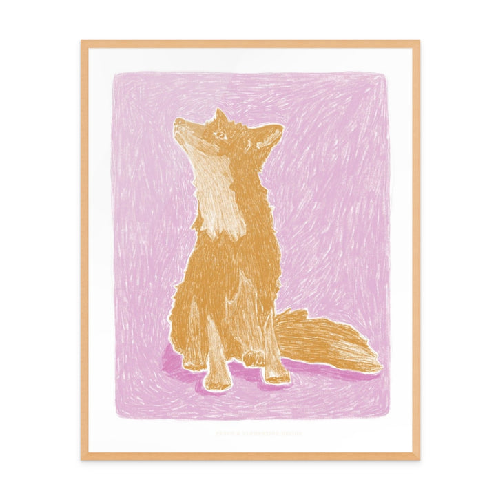 Little Fox Art Print