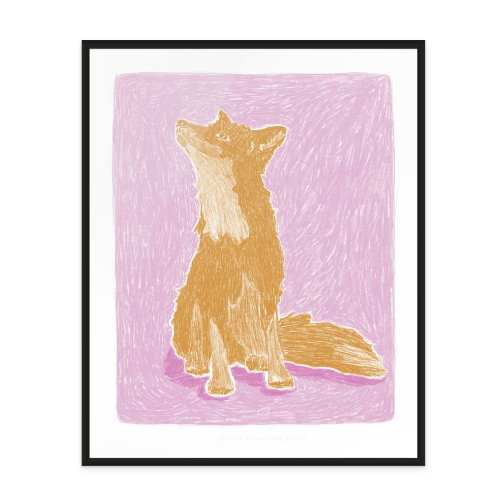 Little Fox Art Print