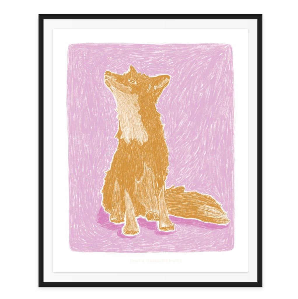 Little Fox Art Print