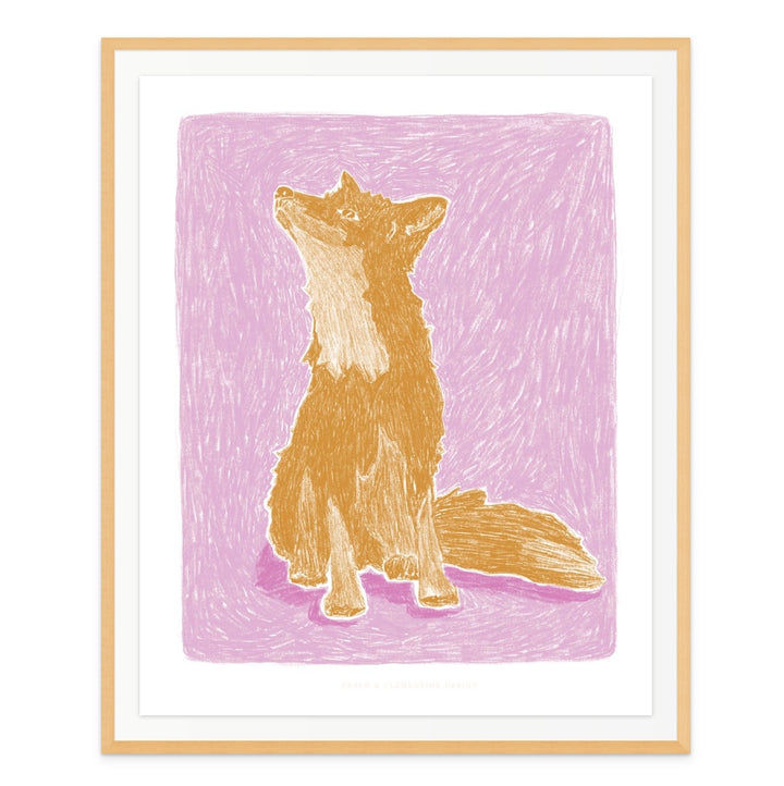 Little Fox Art Print