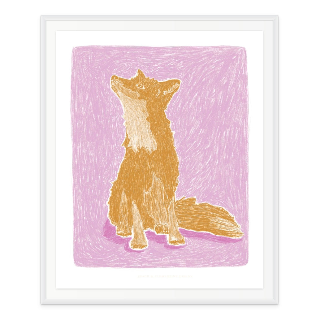 Little Fox Art Print