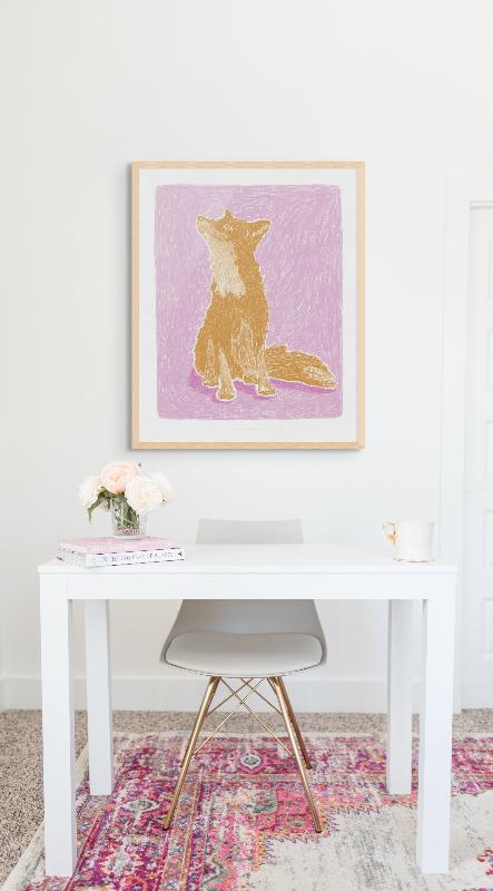 Little Fox Art Print