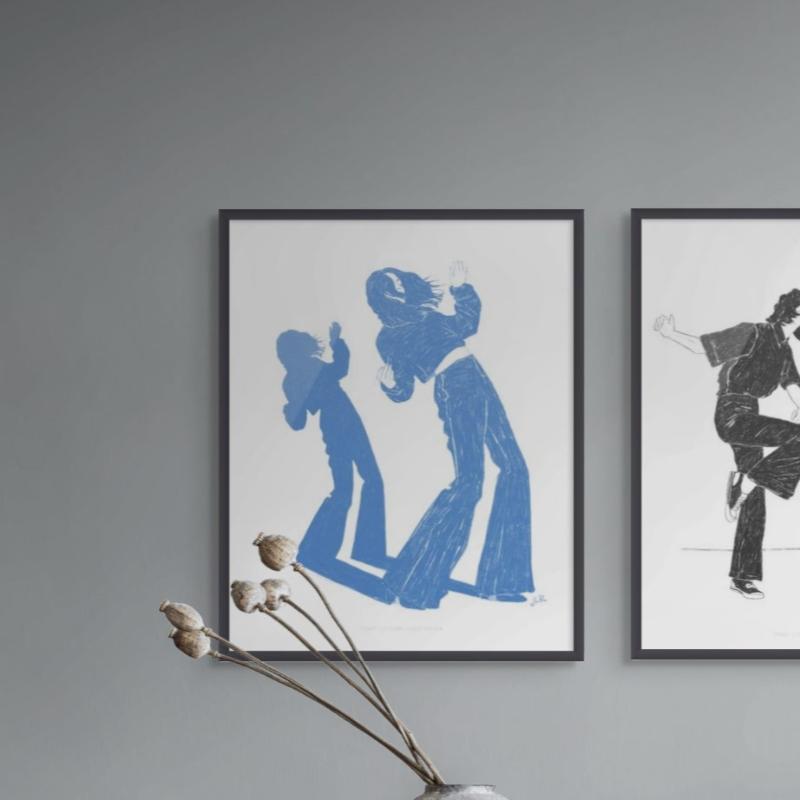 Dancing X Art Print