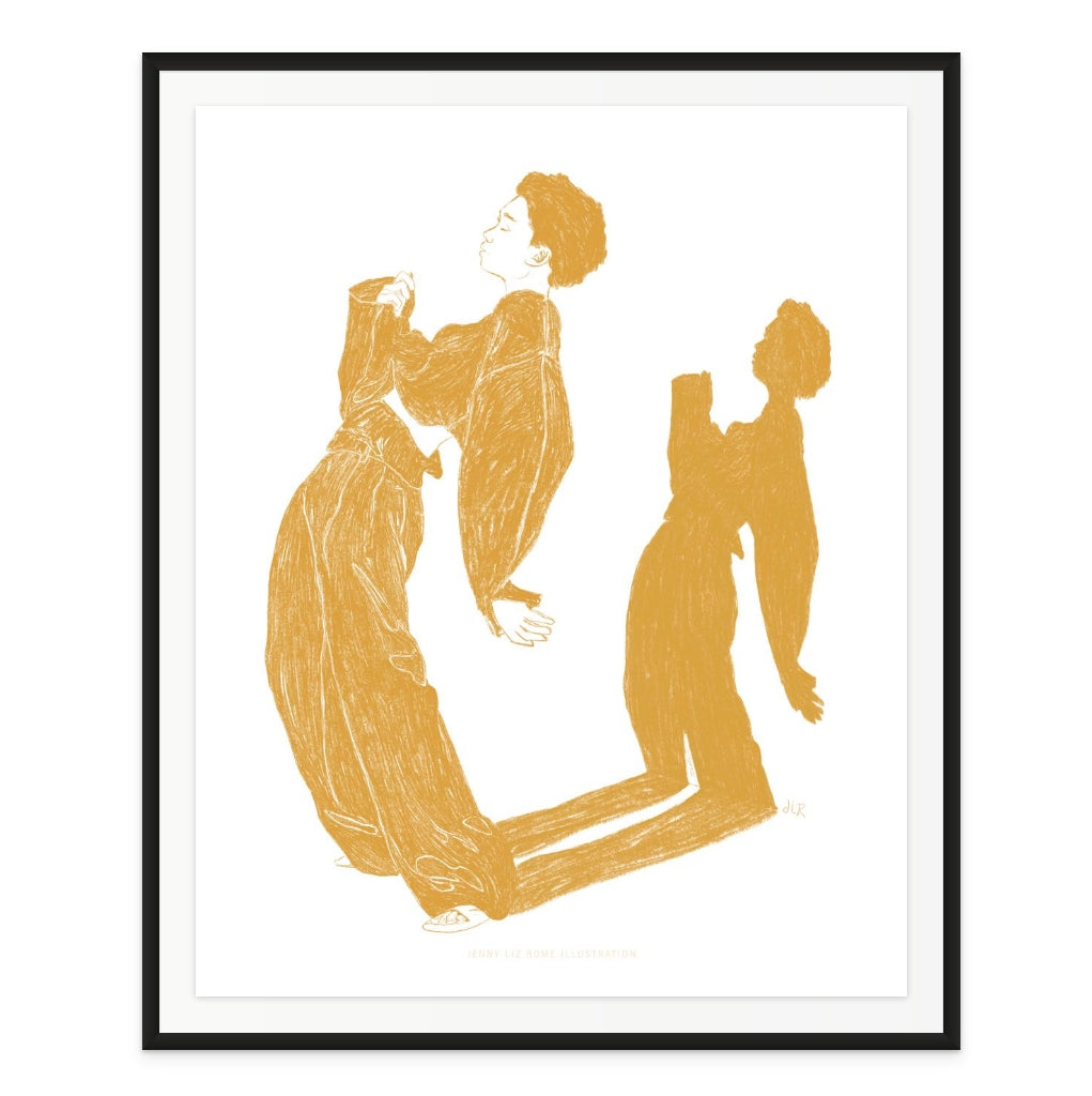 Dancing V Art Print